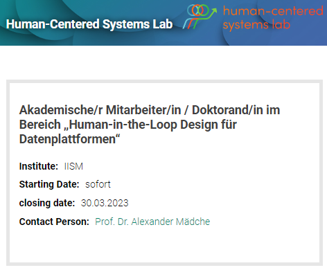 Human In The Loop