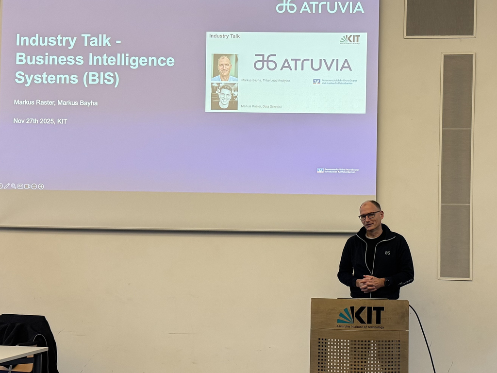 Industry Talk ?Business Intelligence Systems? by Atruvia AG 