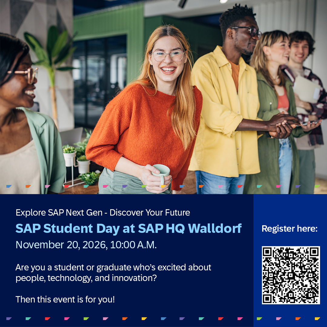SAP Student Day @ SAP Headquarters on November 20, 2026