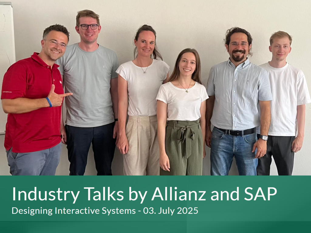 Two Industry Talks@Designing Interactive Systems Lecture