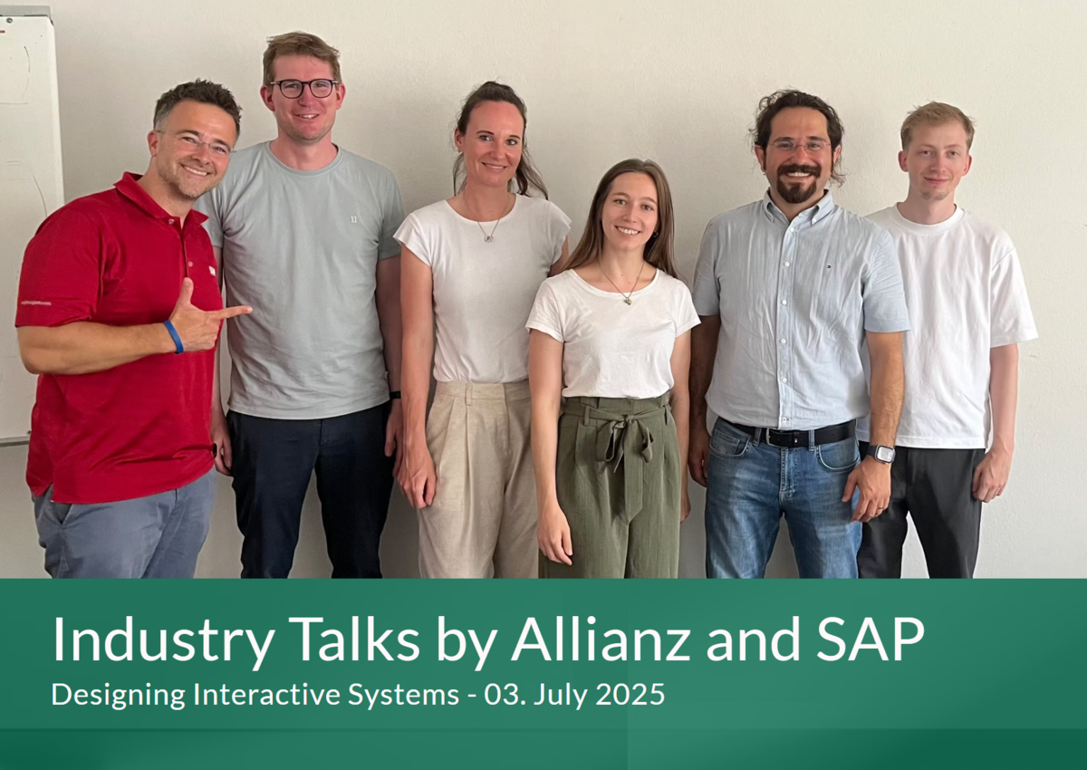 Two Industry Talks@Designing Interactive Systems Lecture